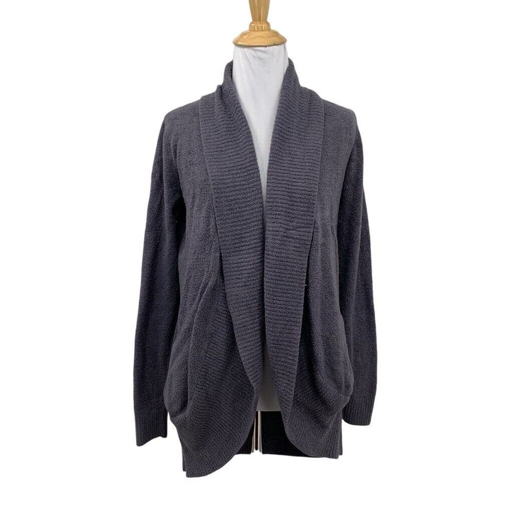 Barefoot Dreams Cardigan Womens XS Extra Small Cozychic Lite Circle Open Front